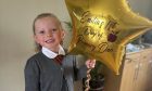 Emilia Wilson is among the new starts at Kelty Primary School. Image: Laura Wilson.