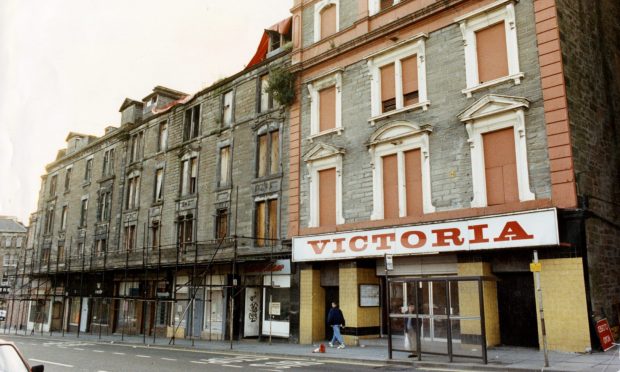 The Victoria cinema before demolition in July 1990. Image: DC Thomson.