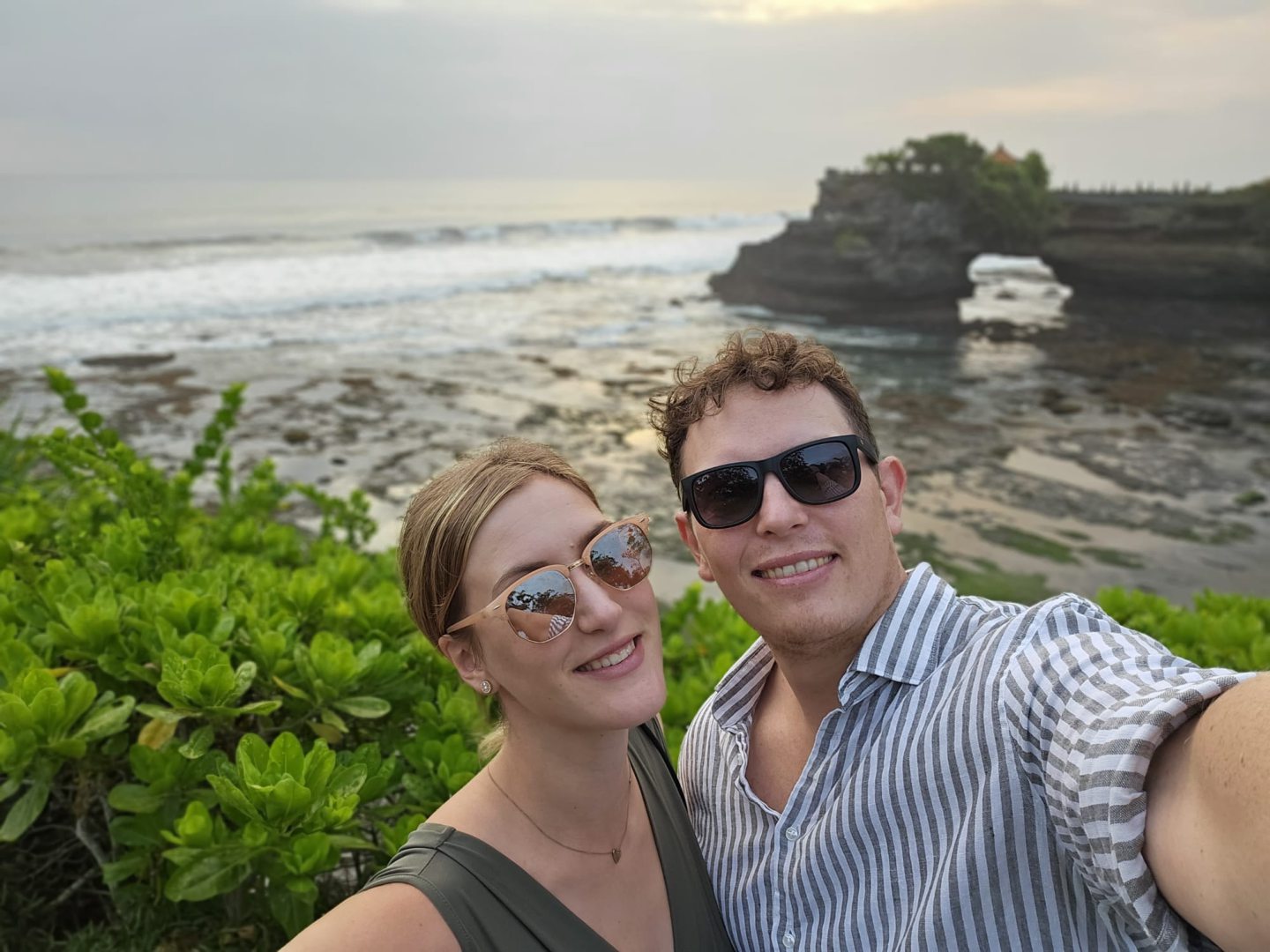 Stefan and his wife Annika taking a selfie.