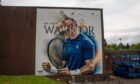 Sir Andy Murray was recently honoured with a mural in his hometown of Dunblane. Image: Isla Glen/DC Thomson