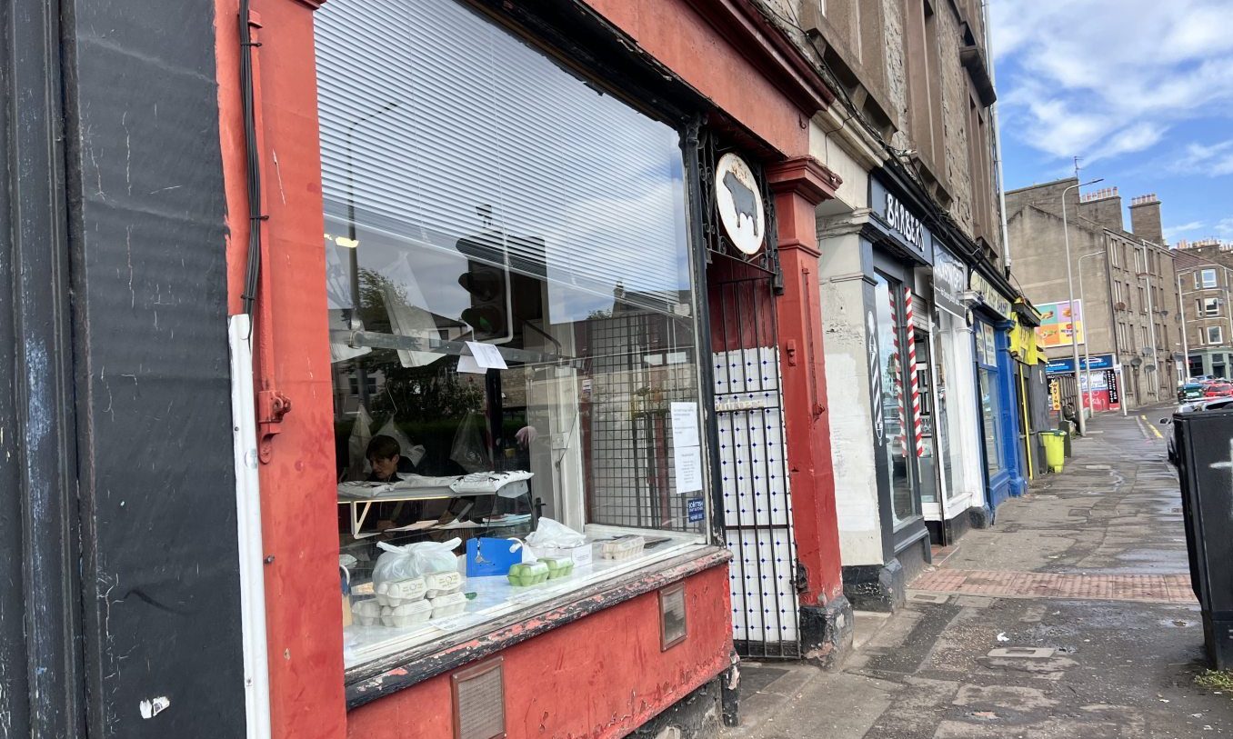 Thomson Family Butchers on Strathmartine Road will close on September 28. Image: Ellidh Aitken/DC Thomson