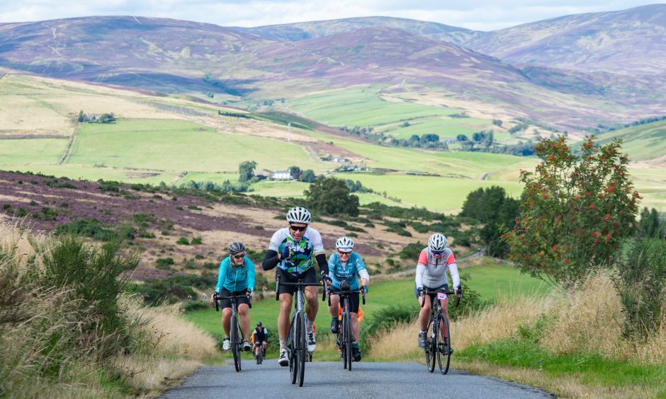 Ride the North cycle event in Angus.