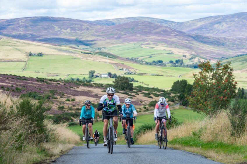 Ride the North cycle event in Angus.