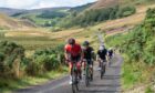 Riders tackle the Angus glens on Ride the North in 2024. Image: Jason Hedges