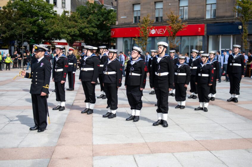 Dundee sea cadets 85th birthday parade