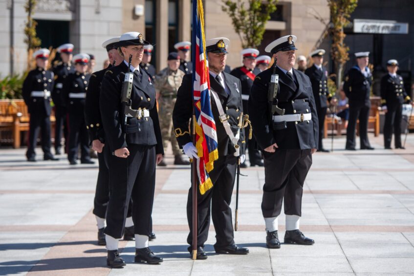 dundee sea cadets 85th birthday parade