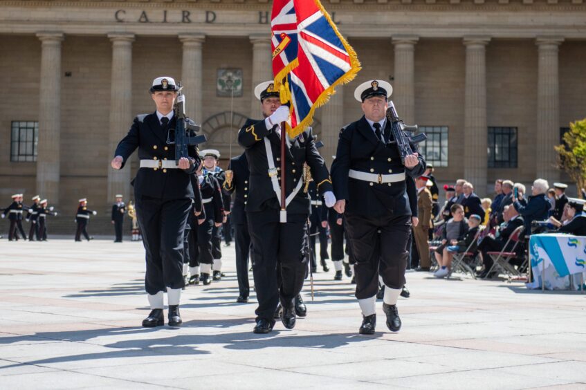 dundee sea cadets 85th birthday parade