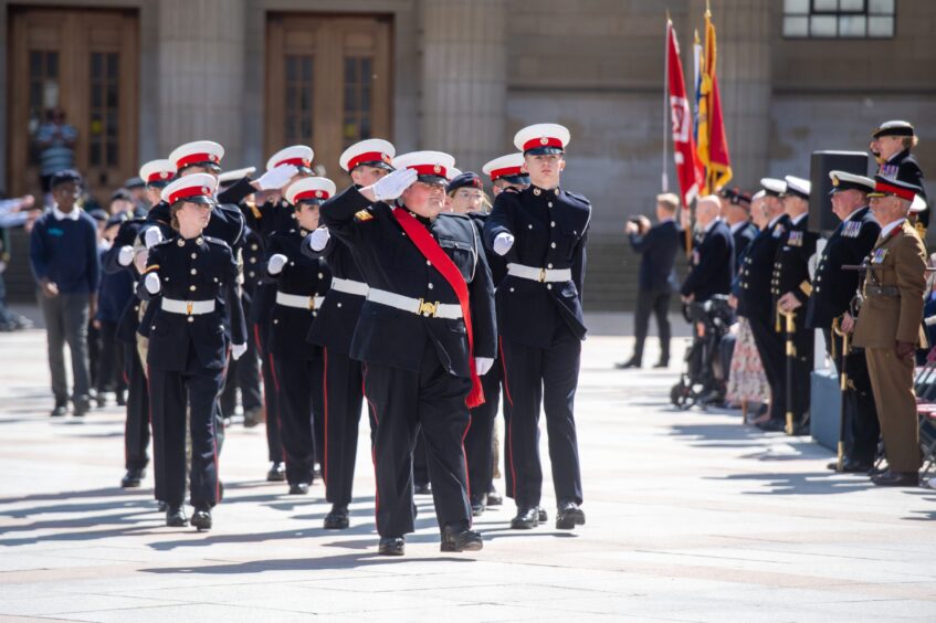 Dundee sea cadets 85th birthday parade