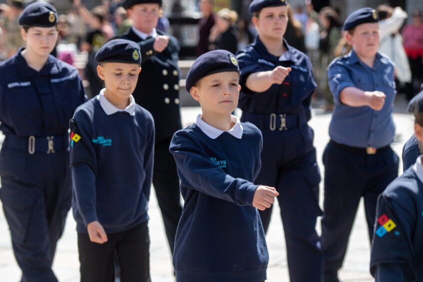 Dundee sea cadets 85th birthday parade