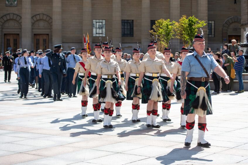 Dundee sea cadets 85th birthday parade