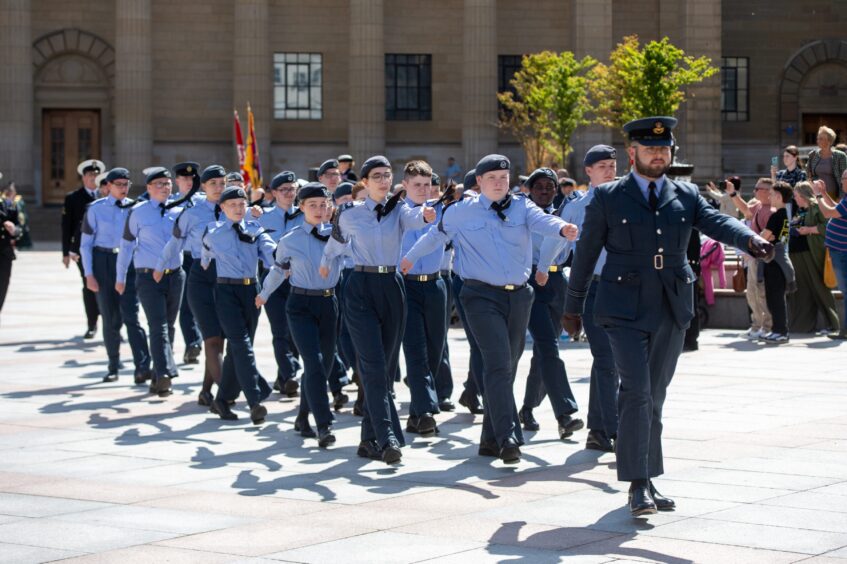 Dundee sea cadets 85th birthday parade