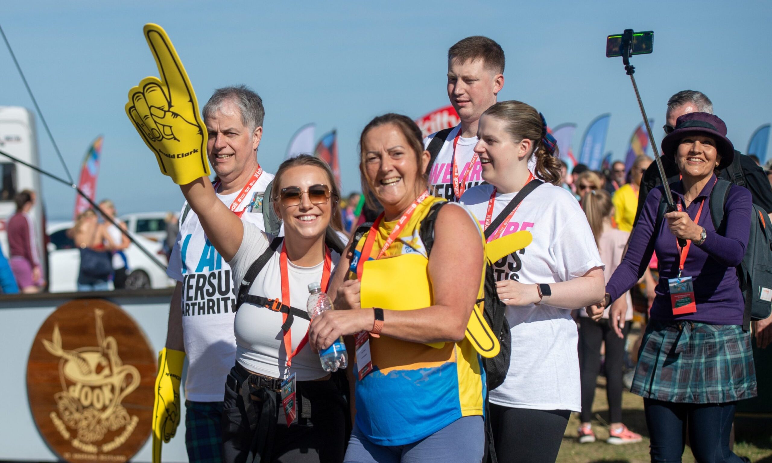 Dundee Kiltwalk. Image: Kim Cessford / DC Thomson