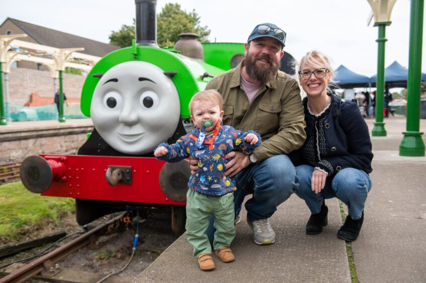 Thomas the Tank and Friends at Brechin Caledonian Railway.