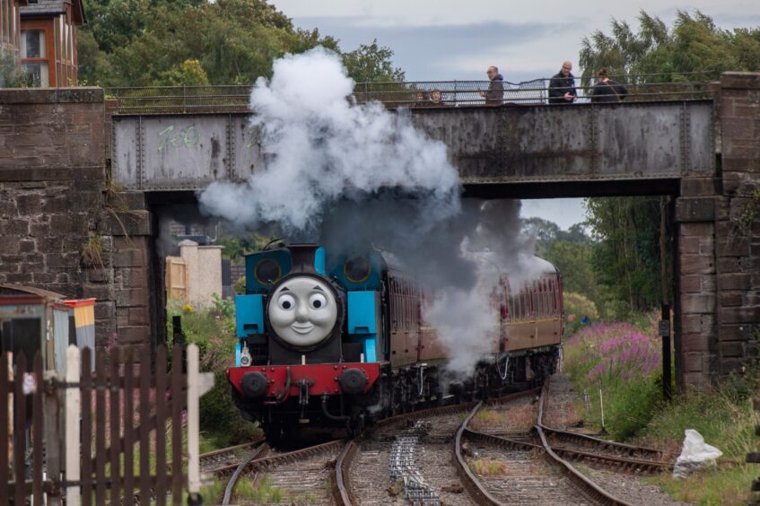 Thomas the Tank and Friends at Brechin Caledonian Railway.