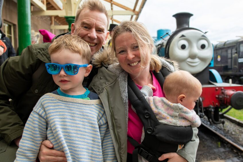 Thomas the Tank and Friends at Brechin Caledonian Railway.