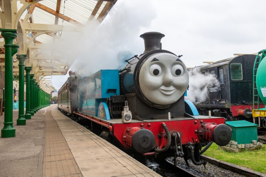 Thomas the Tank and Friends at Brechin Caledonian Railway.