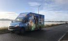 Culture Perth and Kinross mobile library van on the road