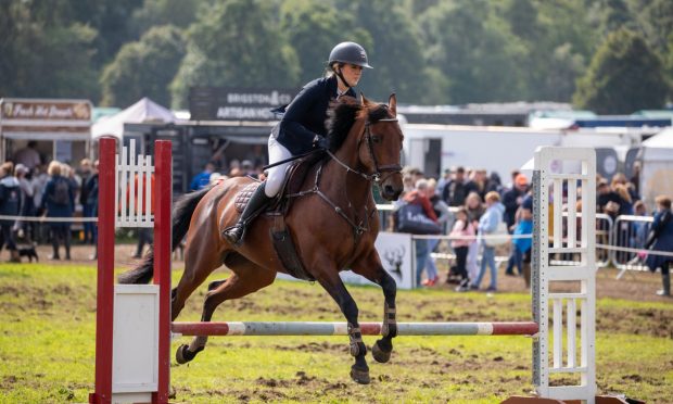 Excitement and elegance at the Blair Atholl Horse Trials: riders and horses in perfect harmony as they tackle the challenging course. Image: Kenny Smith/DC Thomson