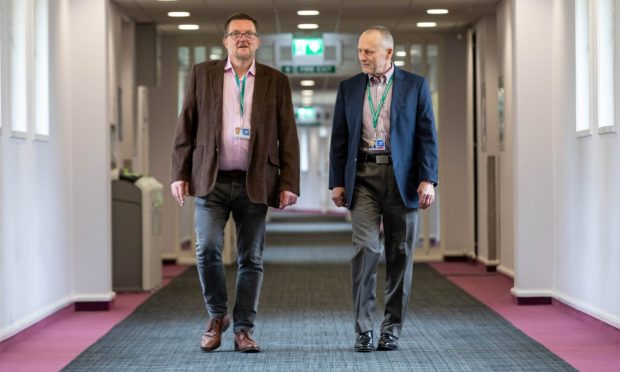 Parole board for Scotland chief executive Colin Spivey (left) and chairman John Watt. Image: Kenny Smith/DC Thomson