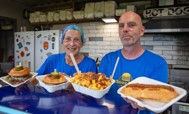 Tony and Priya Singh, owners of the Tiffin Indian street food.