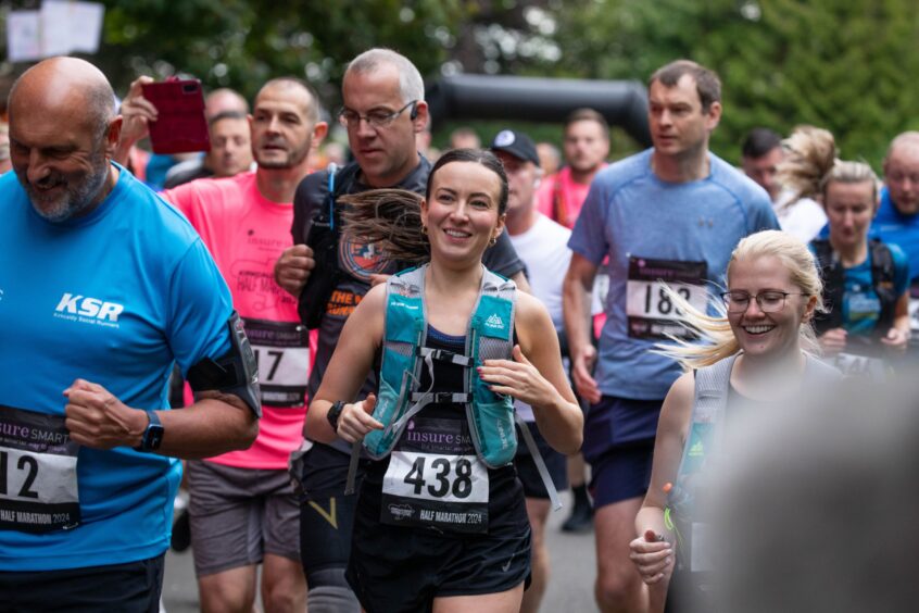 The 2024 Kirkcaldy half marathon gets under way