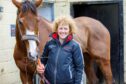 Lucinda Russell with her Grand National racehorse winner Corach Rambler. Image: Kenny Smith/DC Thomson