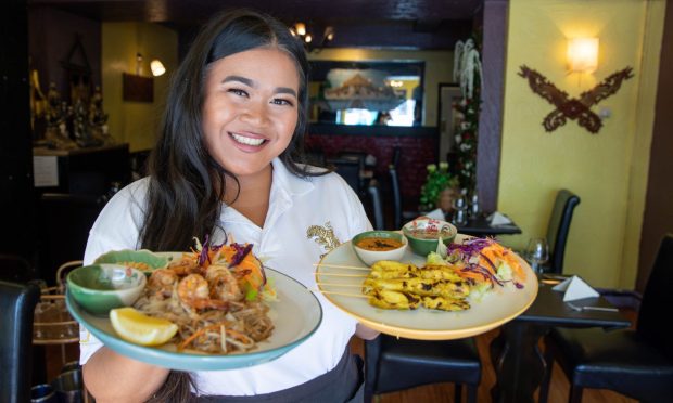 Nongmay Buncharoen, 27, works as manager at Mae Ping Thai in Perth. Image: Kenny Smith/DC Thomson