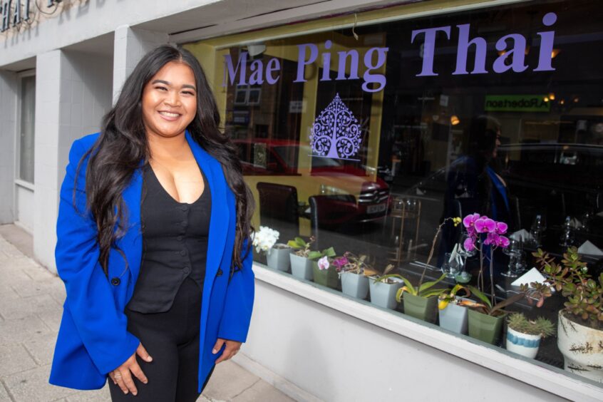 Nongmay Buncharoen has worked her way up to become the manager at Mae Ping Thai.