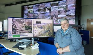 Rory MacLeod engagement manager with Traffic Scotland in the Traffic Scotland National Control Centre. Image: Kenny Smith/DC Thomson