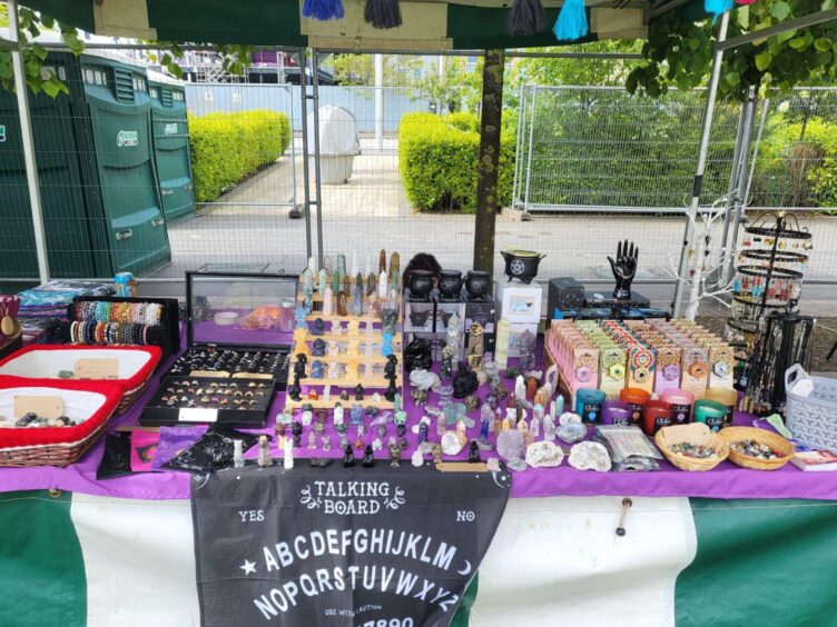 The Kattarius stall at Dundee Pride 2024. 