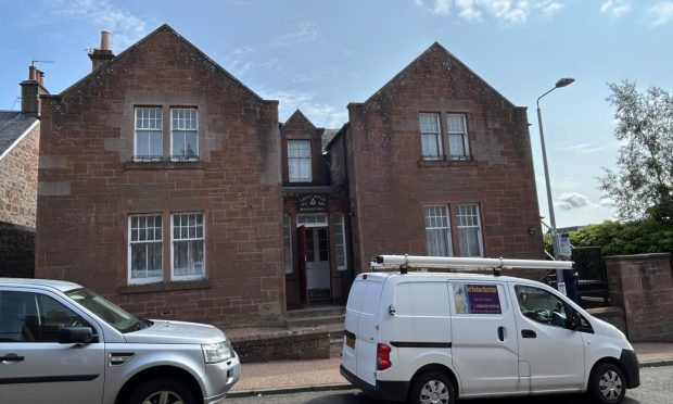 The former masonic lodge in Kirriemuir for sale