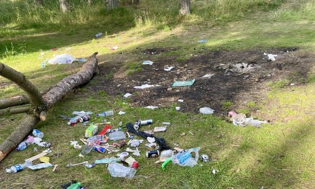 Damage caused in the latest Lunan Bay incident. Image: Lunan Bay Communities Partnership