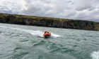 Montrose ILB's D-Class and volunteer crew returning to shore.