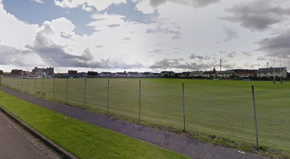 Union Park sports ground in Montrose.