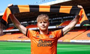 Luca Stephenson laps up his new surroundings at Dundee United