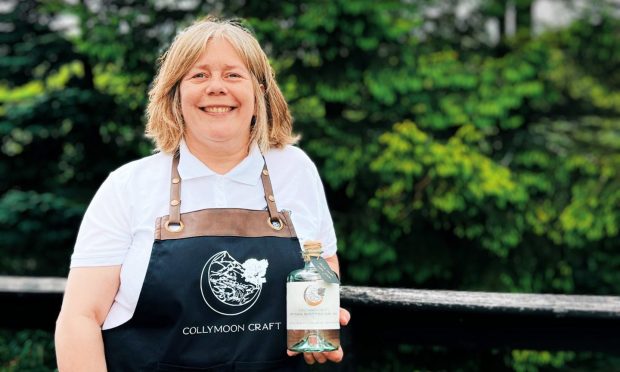 Nicola Finney of Collymoon Craft will be showcasing her award-winning gin. Image: Stirling PR