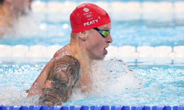 Great Britain's Adam Peaty won silver.