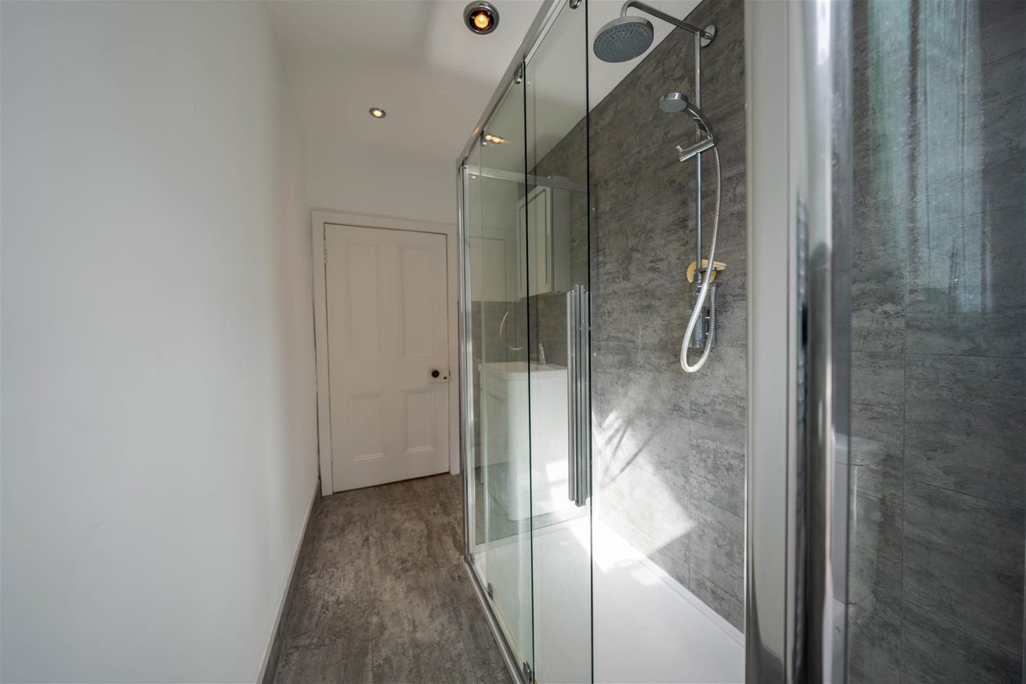 The shower room on the annexe.