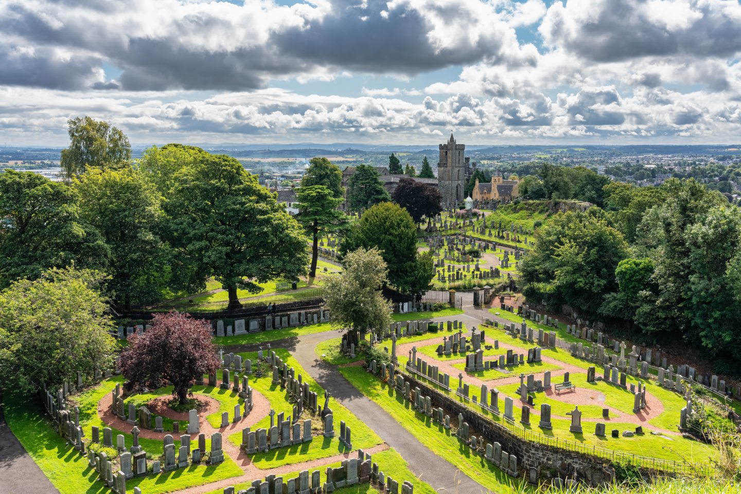 Old Town Cemetery in Stirling