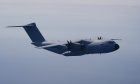 A Royal Air Force A400M Atlas aircraft, flying out of RAF Brize Norton on Saturday May 6, 2023.