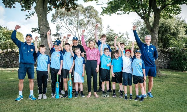 MSP Jenny Gilruth helps launch Largo Cricket Club's £50,000 fundraising drive