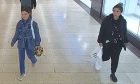 CCTV of two women in Overgate Shopping Centre police want to speak to. Image: Police Scotland