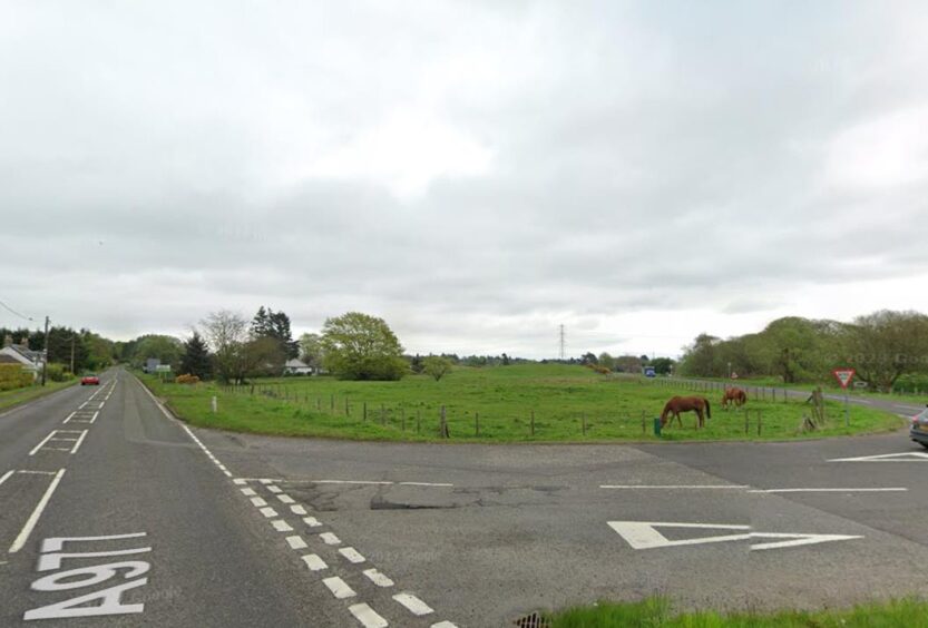 Location of County Fabrics proposed new Crook of Devon site 