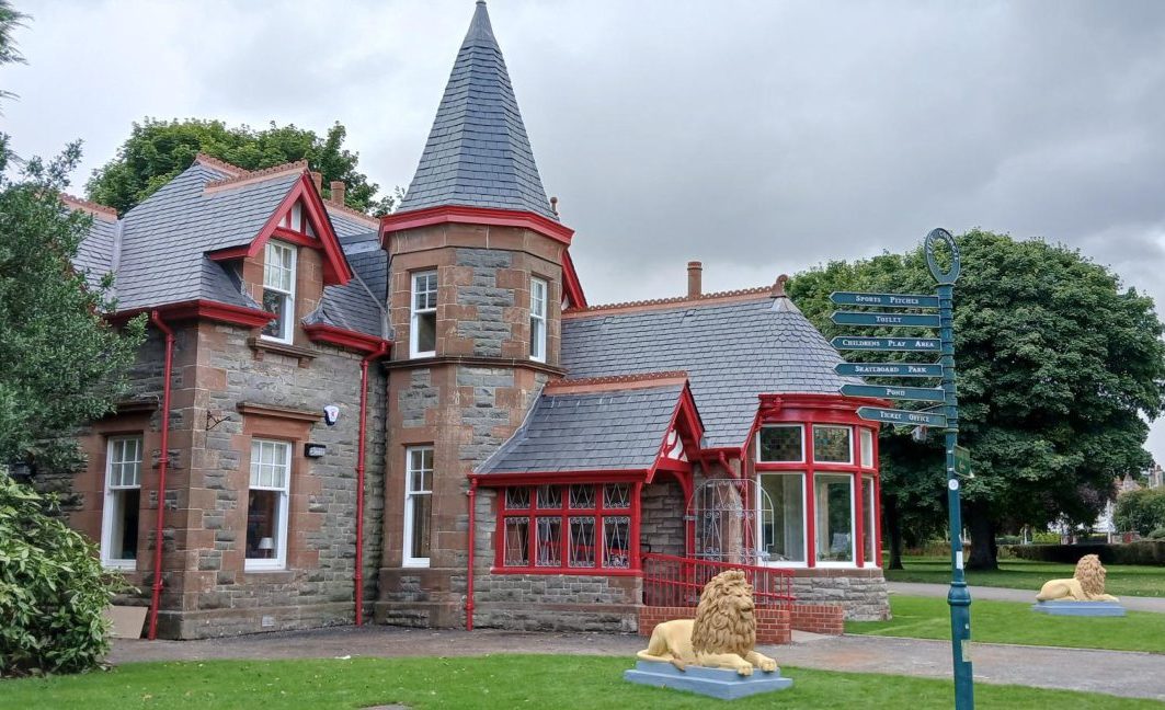 Raith Lodge at Beveridge Park in Kirkcaldy.