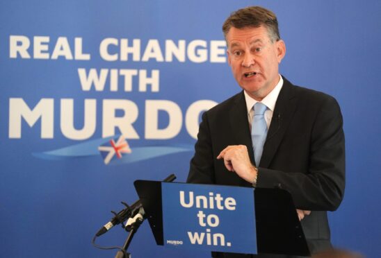 Tory leadership hopeful Murdo Fraser. Image: PA