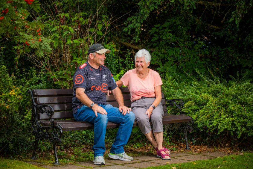 The road to recovery following Niall Menzies's horror crash has been a long one - for him and his mum Evelyn. Image: Steve MacDougall.