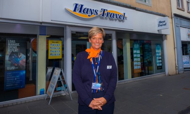 Manager of Hays Travel in Perth, Jackie Sutherland.