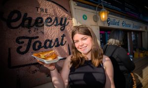 Abi Amor started working as a manager at The Cheesy Toast Shack when she was just 17.