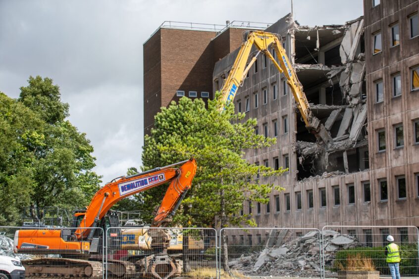 Rothesay House in Glenrothes was demolished in 2024.