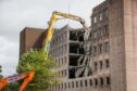 Demolition of Rothesay House has begun.